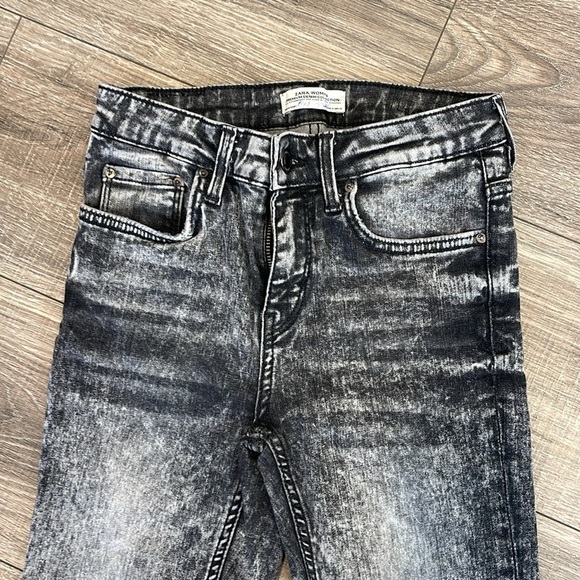 Zara Acid Wash Skinny Jeans Size 4 - Picture 2 of 5